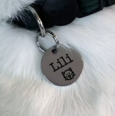 Chapa grabada personalizada