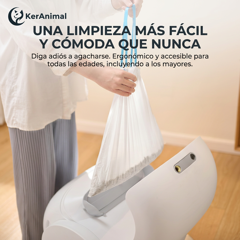 Arenero Automático para Gatos Autolimpiable | Kerabox Original