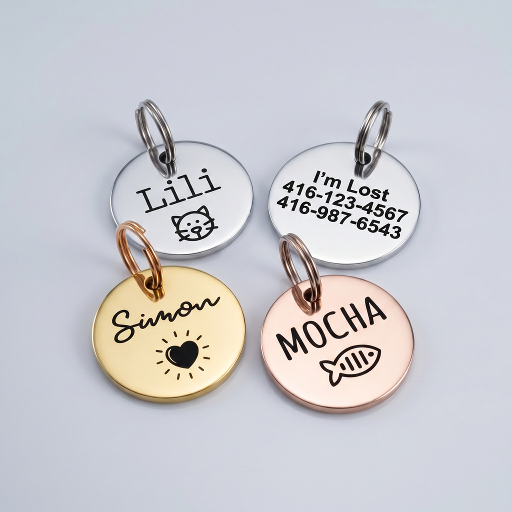 Chapa grabada personalizada