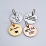 Chapa grabada personalizada