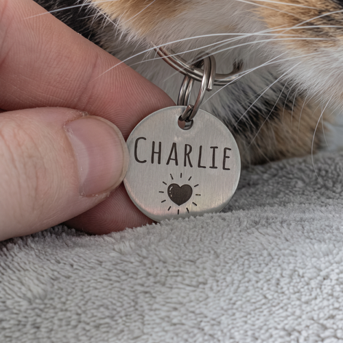 Chapa grabada personalizada