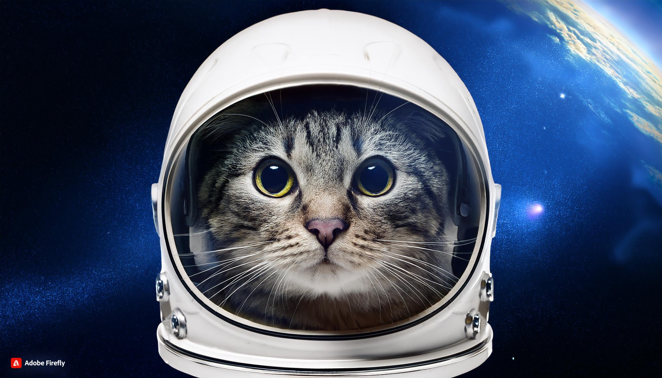 KerAnimal Land page banner cat in space 